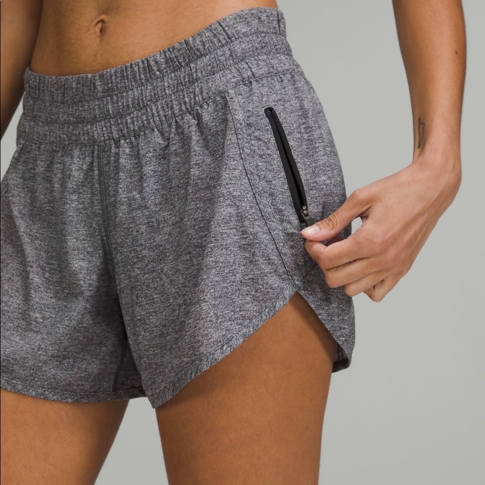 Lululemon Tracker Shorts Heather Lux multi black